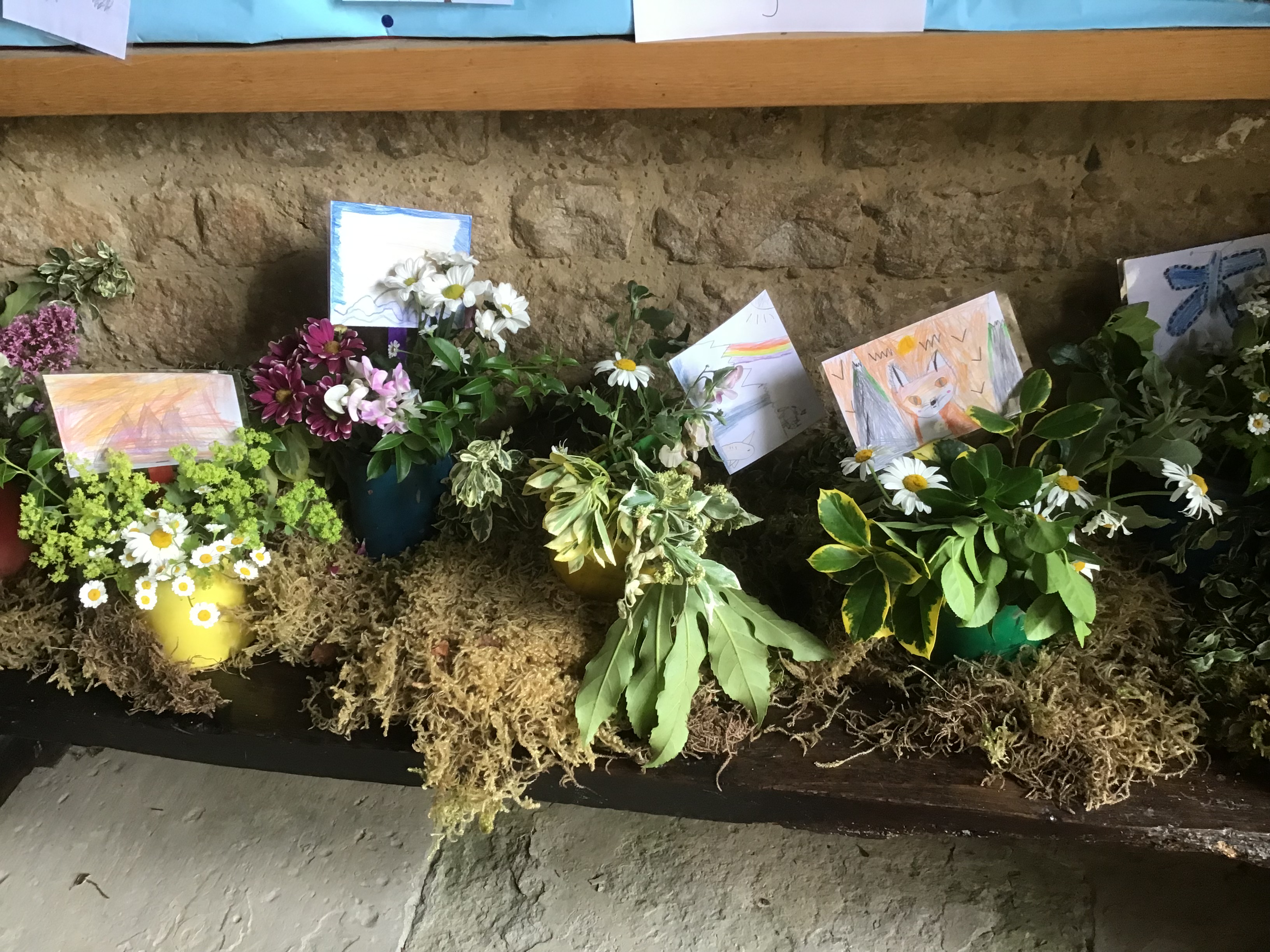Patronal Flowers in Willersey Church June 2021