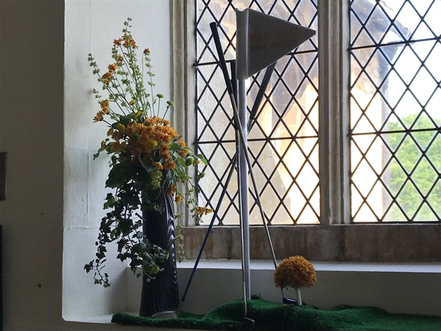 Flowers Willersey Church 2018 Bell Inn Golf