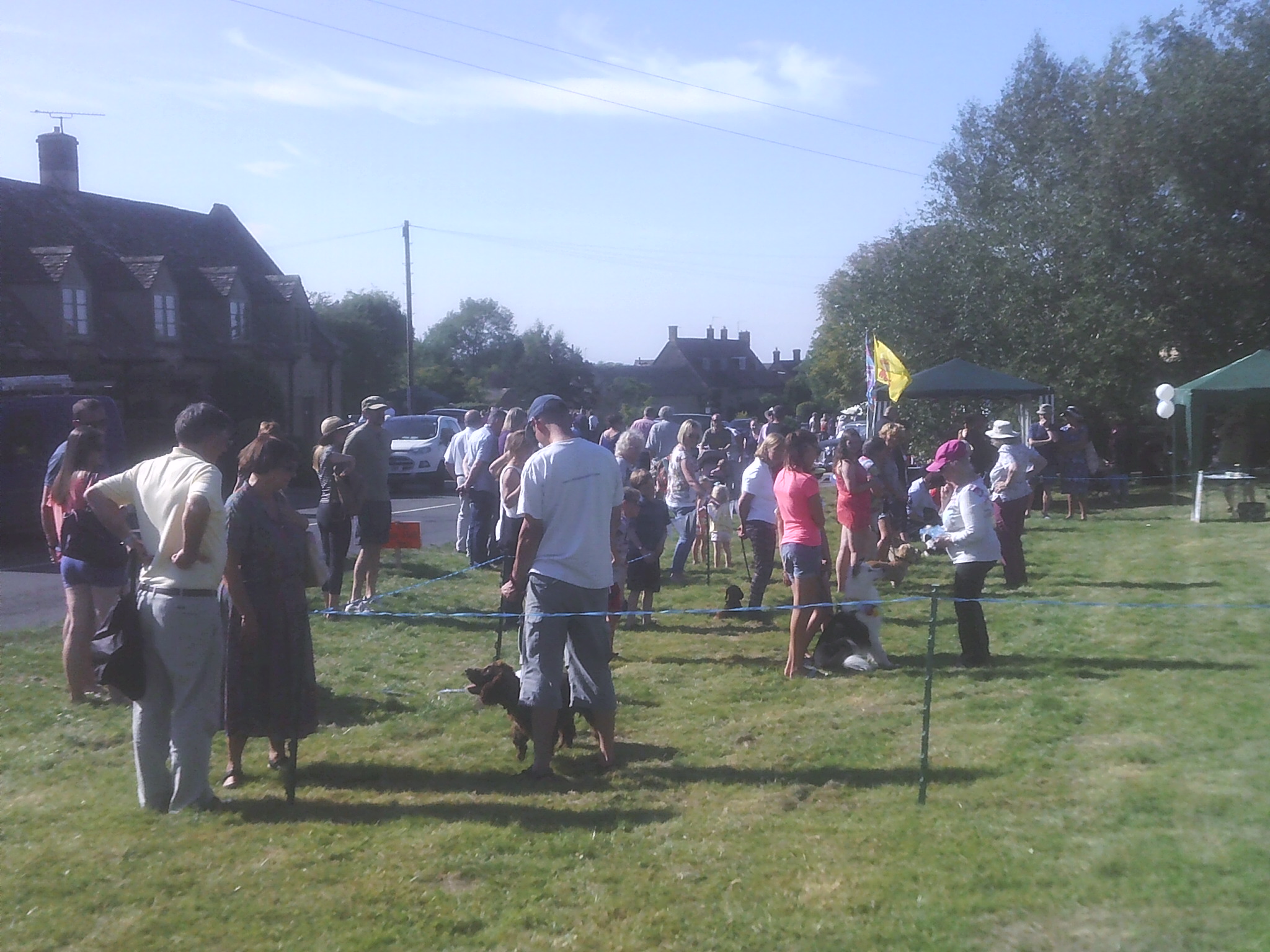 Many people at the Willersey Show