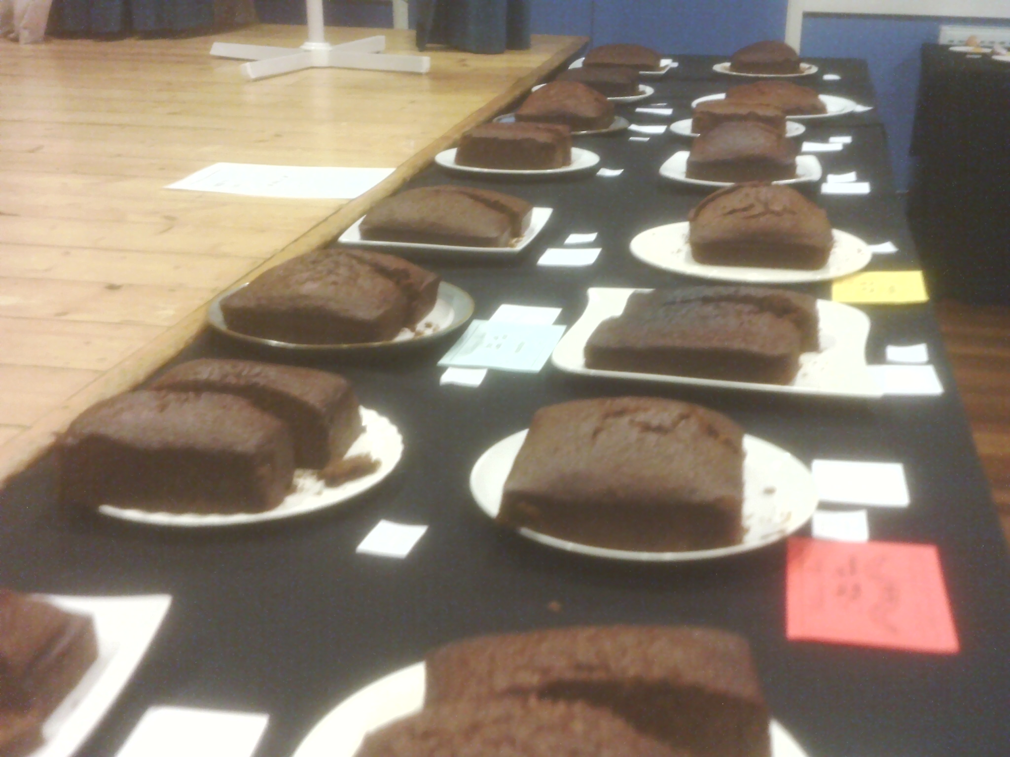 Mens ginger cakes  at Willersey Horticultural Show