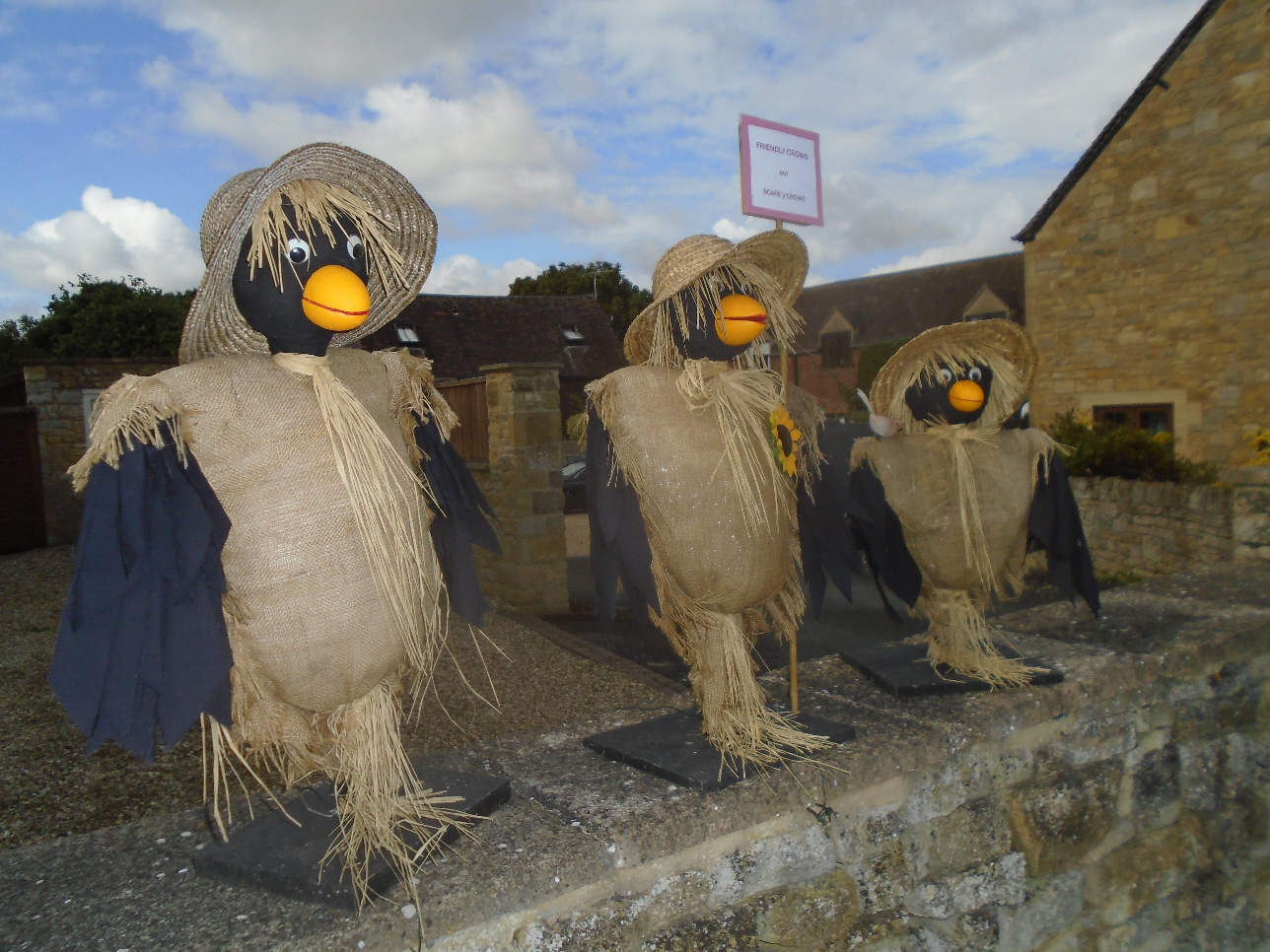Friendly Crows Scarecrows, Willersey 2019