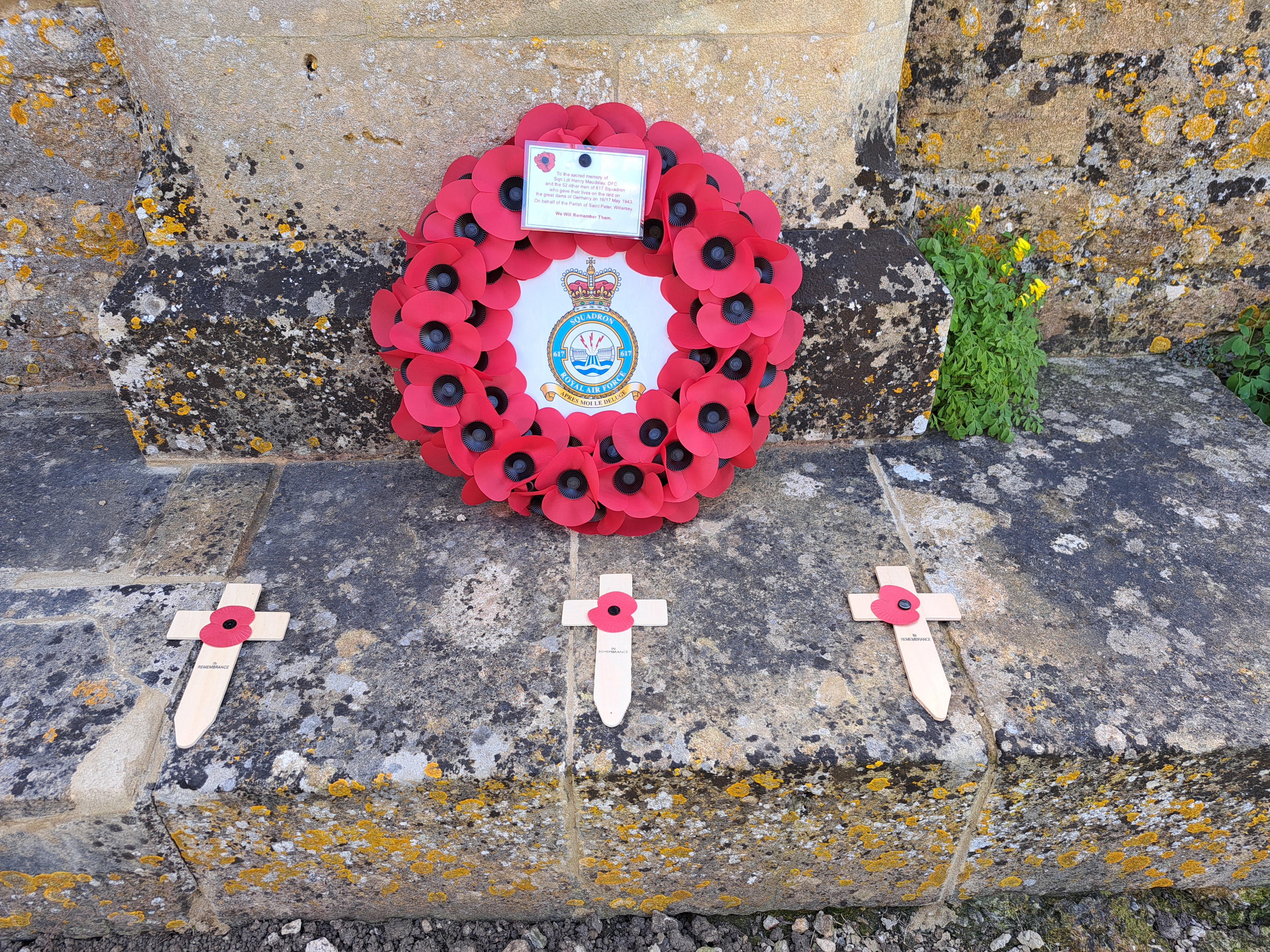 Lancaster crew Remembrance May 2023